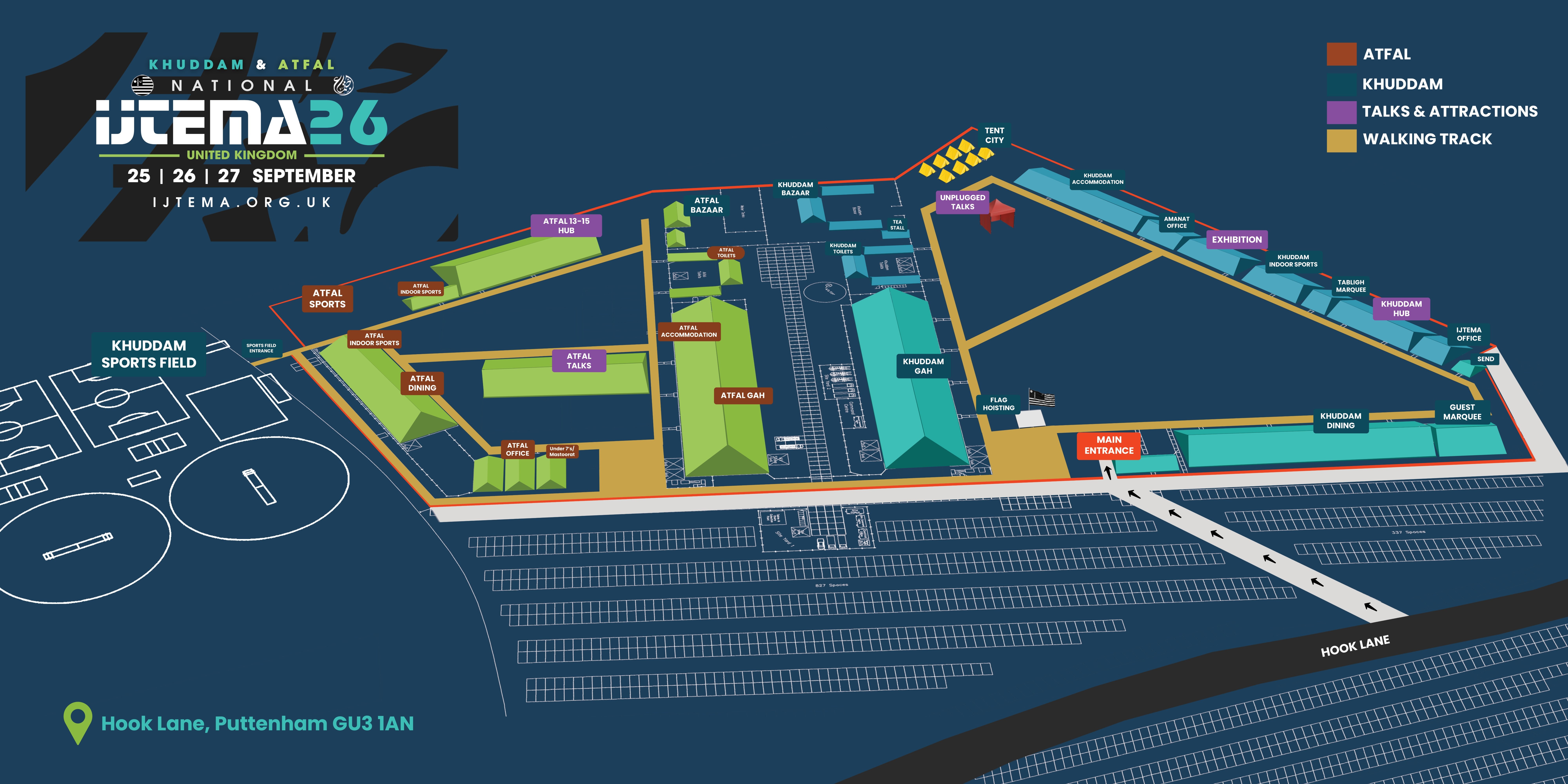 National Ijtema site map